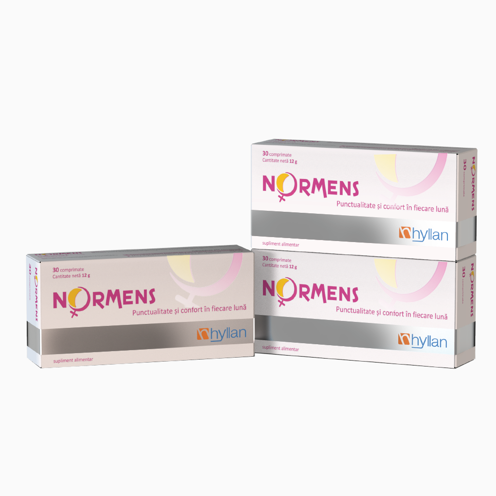 Pachet NorMens 3 cutii – supliment natural pentru menstruație întârziată și echilibru hormonal