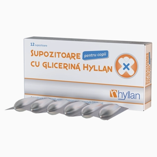 Sunt bune supozitoarele cu glicerina pentru copii de la Hyllan?