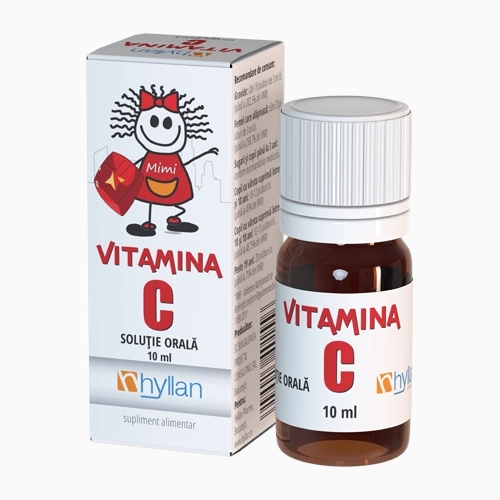 Vitamina C, Solutie orala pentru copii de la Hyllan